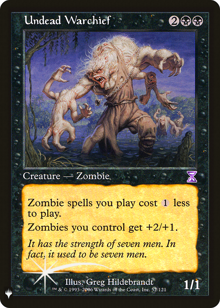Undead Warchief - The List Reprints (LIST)