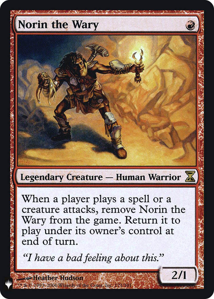 Norin the Wary - The List Reprints (LIST)