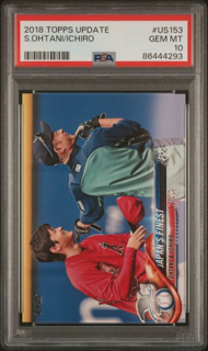 2018 Topps Update - Shohei Ohtani Ichiro US153 - PSA 10