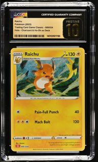 Raichu 009/034 Trading Card Game Classic - CLV, CLC, CLB  Charizard & Ho-Oh ex Deck - CLC - 2023 Pokemon - CGC Pristine 10