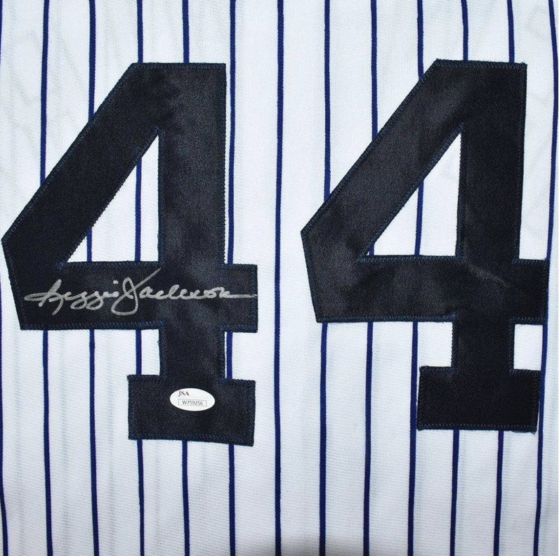 Reggie Jackson Autographed Signed New York Yankees  Baseball Jersey (JSA)