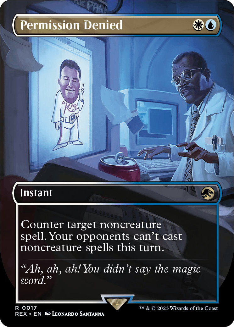 Permission Denied (Borderless) - Universes Beyond: Jurassic World Collection (REX)