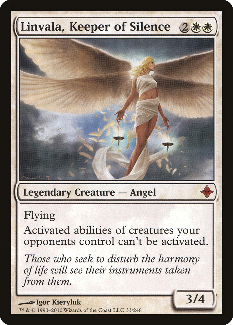 Linvala, Keeper of Silence - Rise of the Eldrazi (ROE)