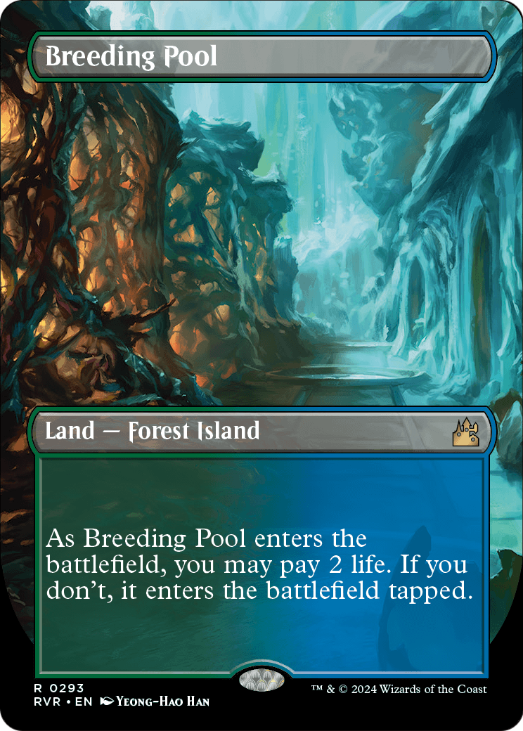 Breeding Pool (Borderless) - Ravnica Remastered (RVR)