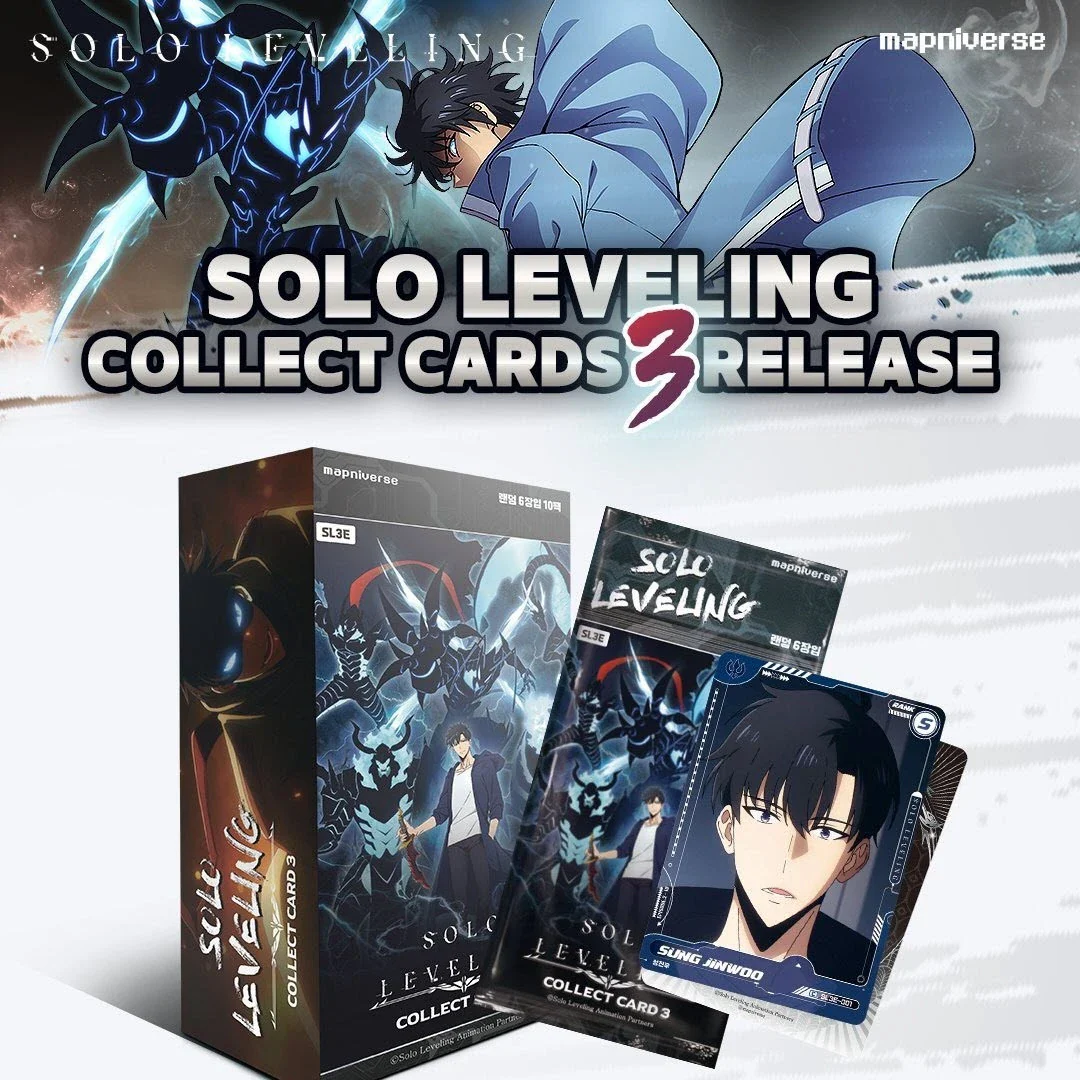solo leveling ccg booster box (Korean) Mapniverse Solo Leveling CCG: Collect Cards Vol. 3 Booster Box