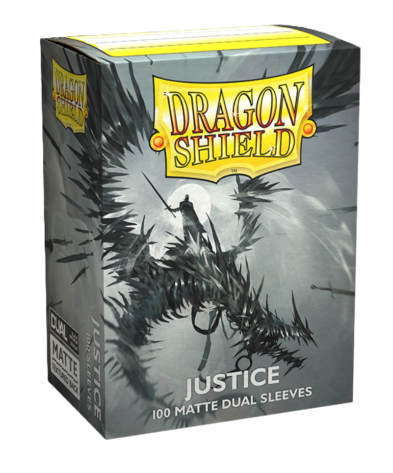 Dragon Shield Sleeves: Justice Standard Dual Matte (Box Of 100)