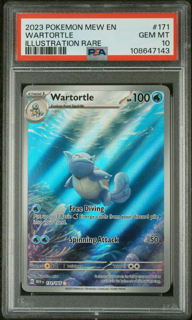 Wartortle 171/165 Illustration Rare 151 - 2023 Pokemon - PSA 10