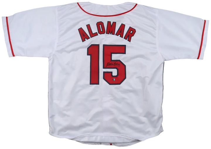Sandy Alomar Autographed Signed Indians Baseball Jersey (AWM)