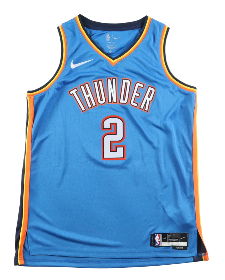 Shai Gilgeous-Alexander Signed Autographed Nike Official  Jersey (PSA)