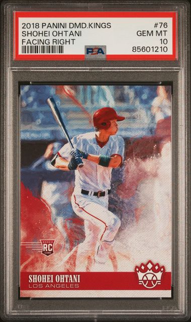 2018 Panini Diamond Kings Baseball - Shohei Ohtani 76 - PSA 10