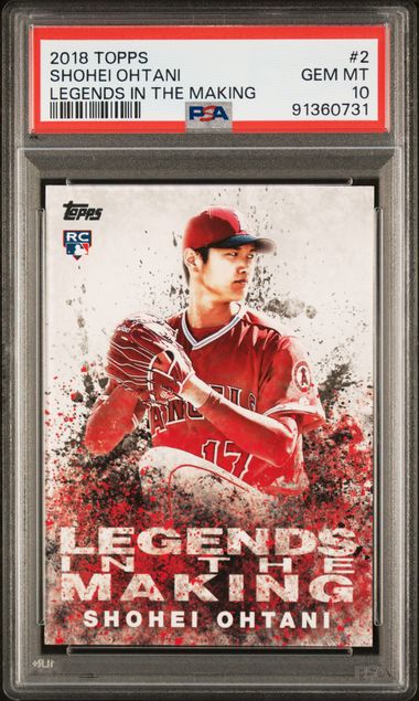 2018 Topps - Shohei Ohtani 2 - Legends In The Making - PSA 10