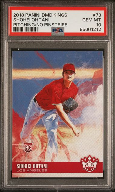 2018 Panini Diamond Kings Baseball - Shohei Ohtani 73 - PSA 10