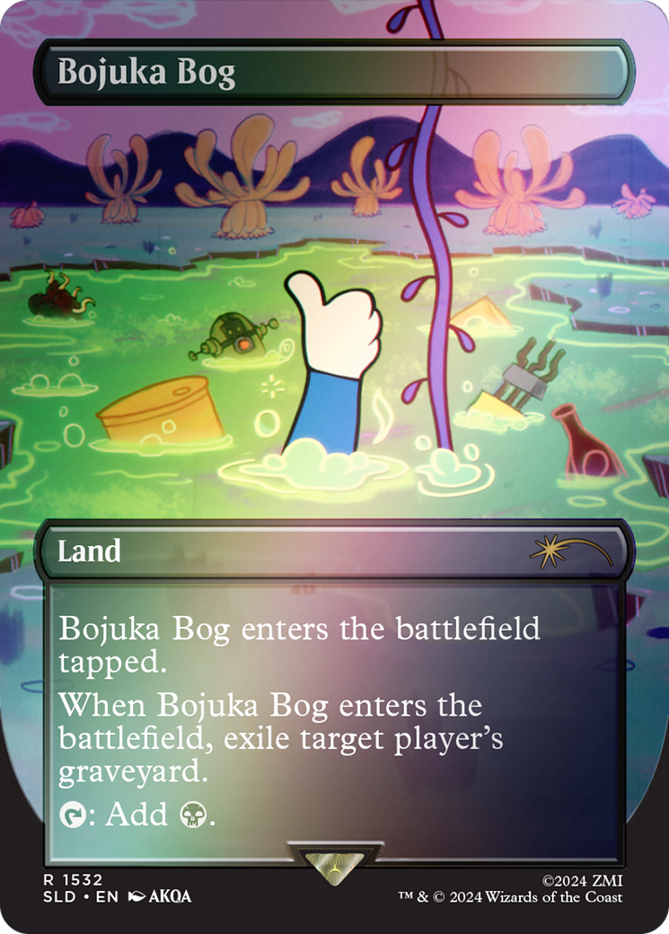 Bojuka Bog (Rainbow Foil) - Secret Lair Drop Series (SLD)