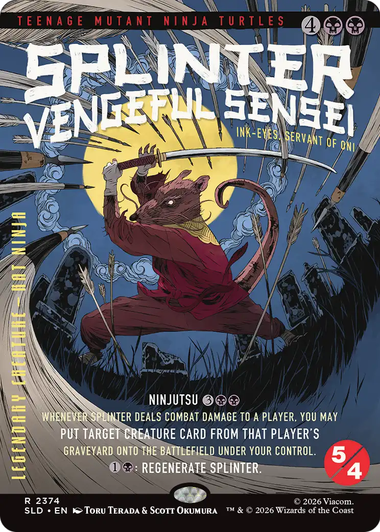 Splinter, Vengeful Sensei - Ink-Eyes, Servant of Oni - Secret Lair Drop Series (SLD)