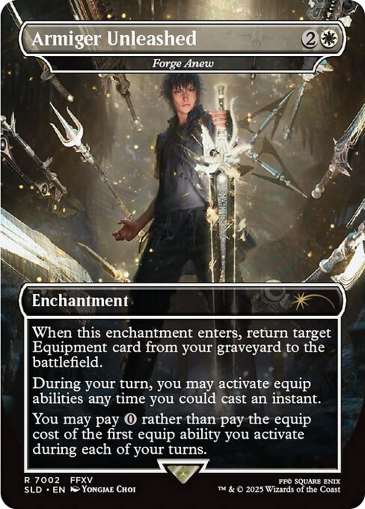 Armiger Unleashed - Forge Anew (Rainbow Foil) - Secret Lair Drop Series (SLD)