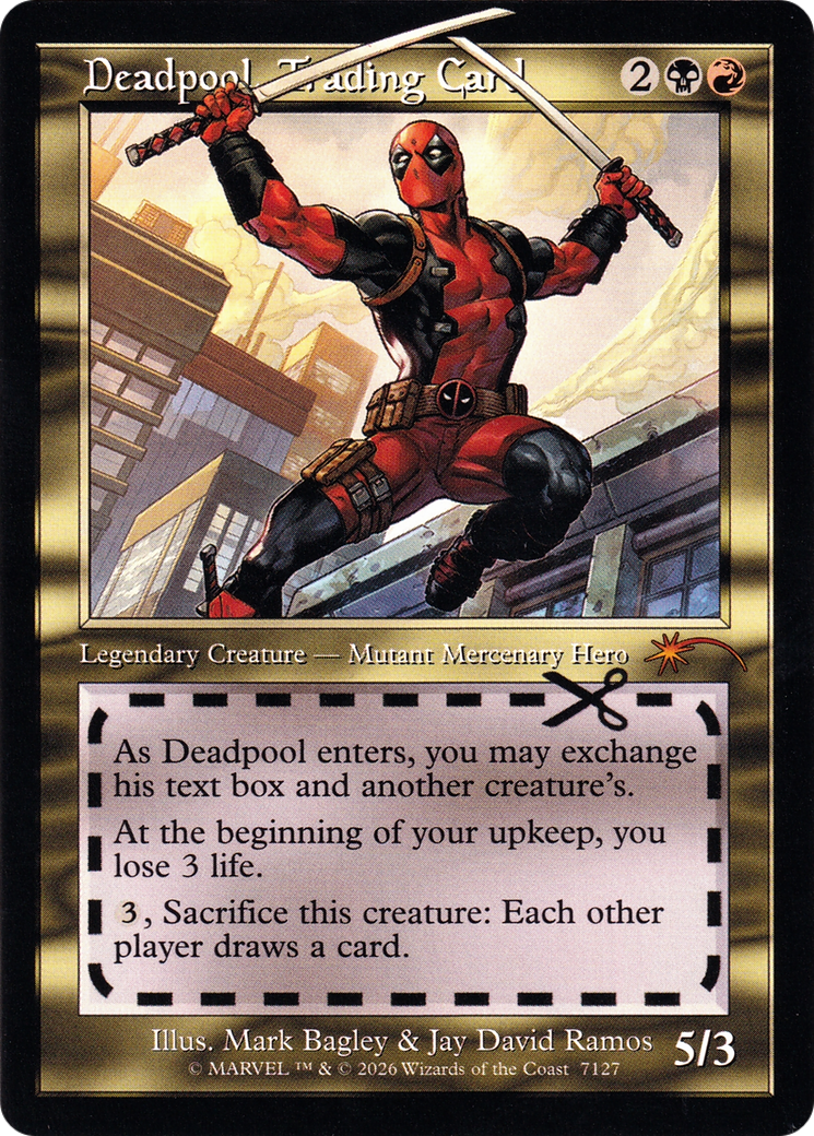 Deadpool, Trading Card (7127) - Secret Lair Drop Series (SLD)