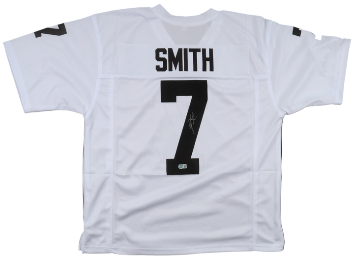 Geno Smith Autographed Signed Raiders Football Jersey (Beckett)