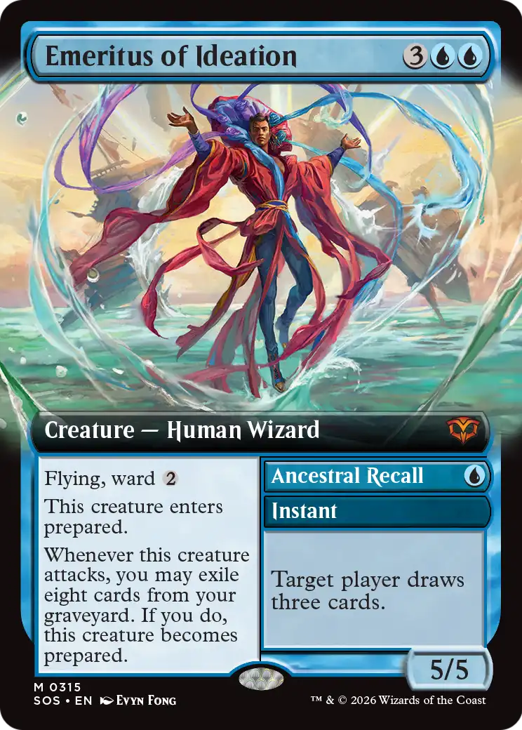 Emeritus of Ideation (Extended Art) - Secrets of Strixhaven (SOS)