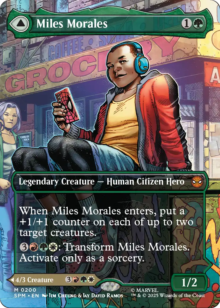 Miles Morales (0200) (Borderless) - Marvel's Spider-Man (SPM)