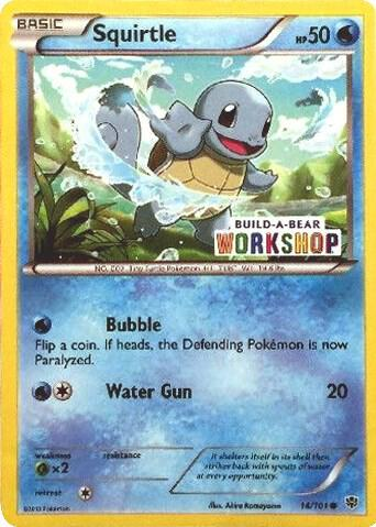 Squirtle - 14/101 (Build-A-Bear Workshop Exclusive) - Miscellaneous Cards & Products (MCAP)