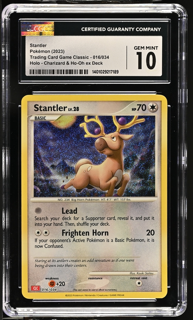 Stantler 016/034 Trading Card Game Classic - CLV, CLC, CLB  Charizard & Ho-Oh ex Deck - CLC - 2023 Pokemon - CGC 10