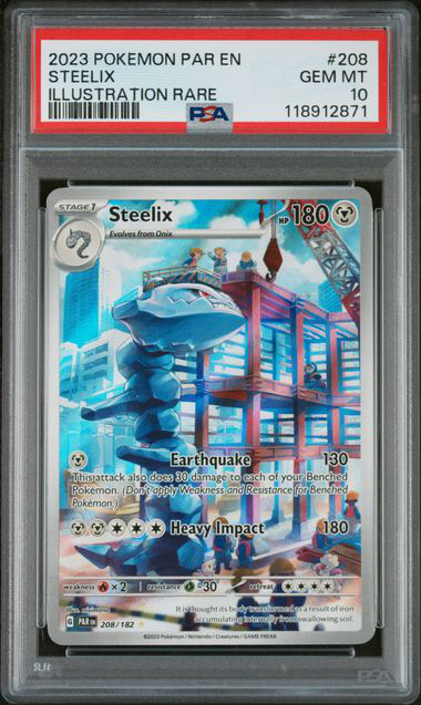 Steelix 208/182 - Paradox Rift - 2023 Pokemon - PSA 10