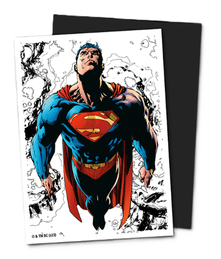 Dragon Shield Sleeves: Superman Core Full Art Matte Dual Art (Box of 100)