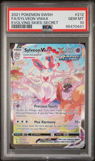 Sylveon VMAX 212/203  Evolving Skies - 2021 Pokemon - PSA 10