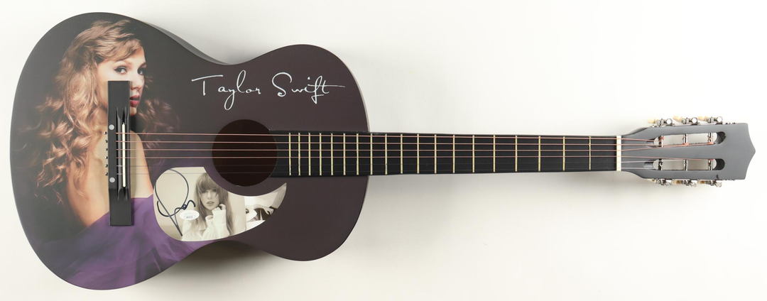 Taylor Swift Autographed Signed Acoustic Guitar