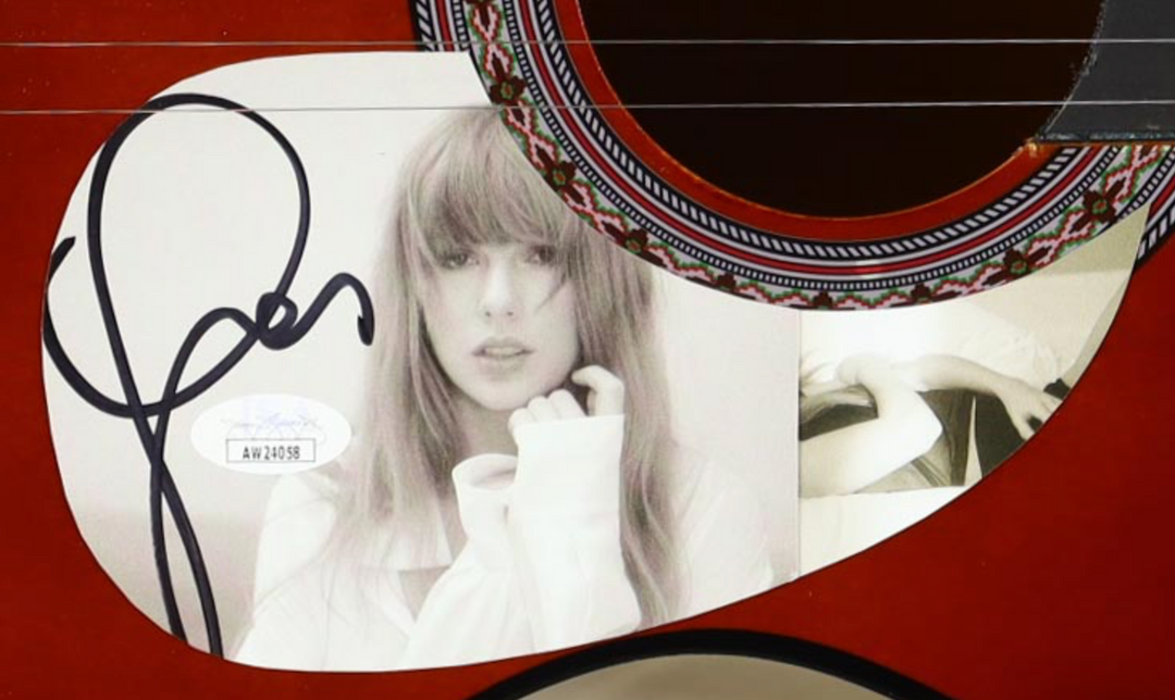 Taylor Swift Autographed Signed Acoustic Guitar