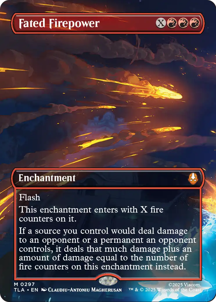 Fated Firepower (Borderless) - Avatar: The Last Airbender (TLA)
