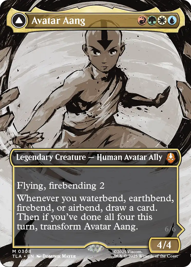 Avatar Aang (Borderless) - Avatar: The Last Airbender (TLA)