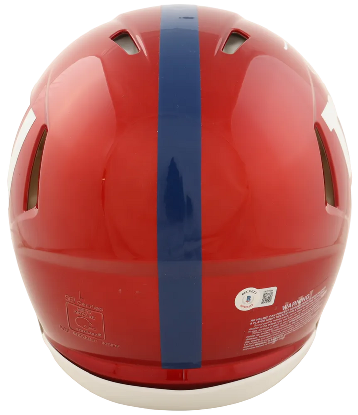 Tommy DeVito Autographed Signed Full Size Authentic On-Field Giants NFL Speed Helmet (Beckett)