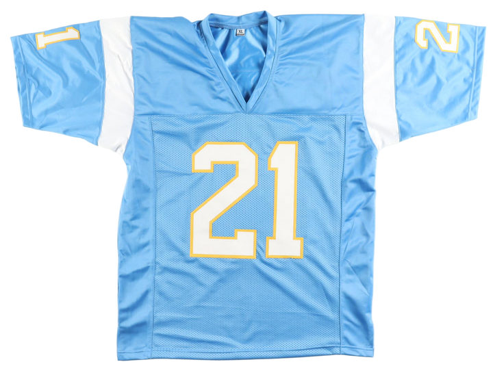 Ladanian Tomlinson Autographed Signed San Diego Blue Football Jersey (Beckett)