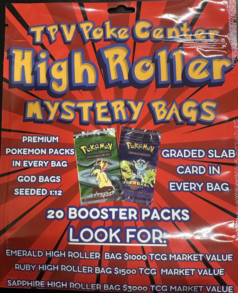 pokemon booster box under $20 High Roller Mystery | 20 Pokemon Packs Cthulhu Brand The Pokemon Clay Burst Vintage 1999 Pokémon Round Version:Blue Flare