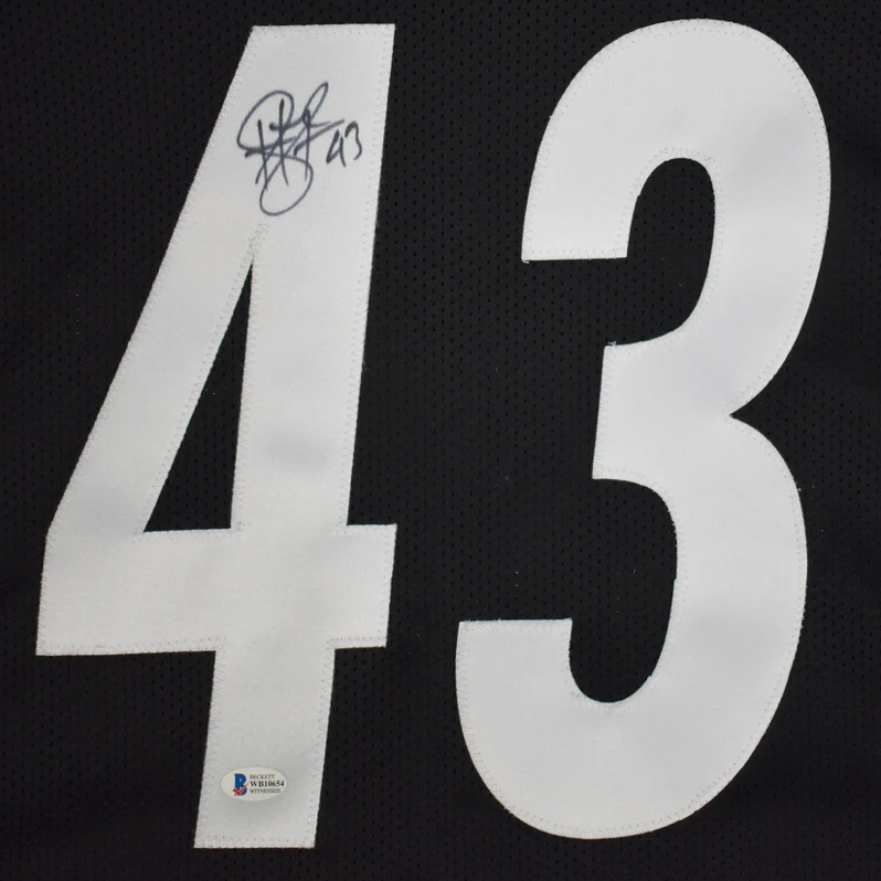 Troy Polamalu Signed Autographed Custom Jersey Beckett COA