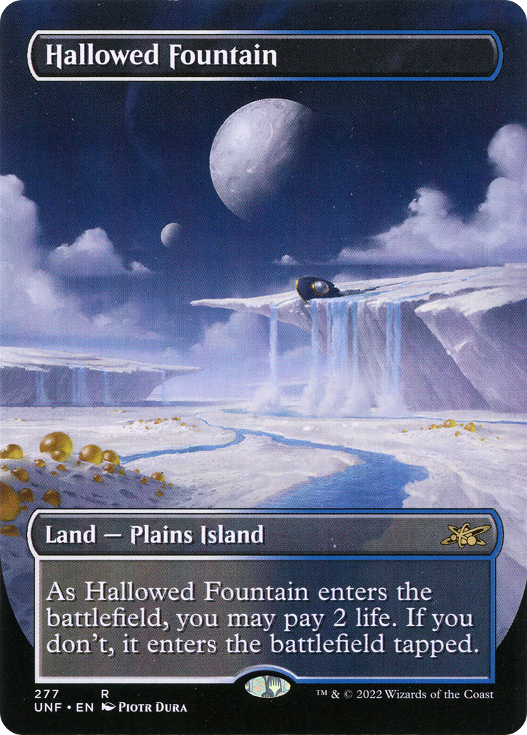 Hallowed Fountain (Borderless) - Unfinity (UNF)