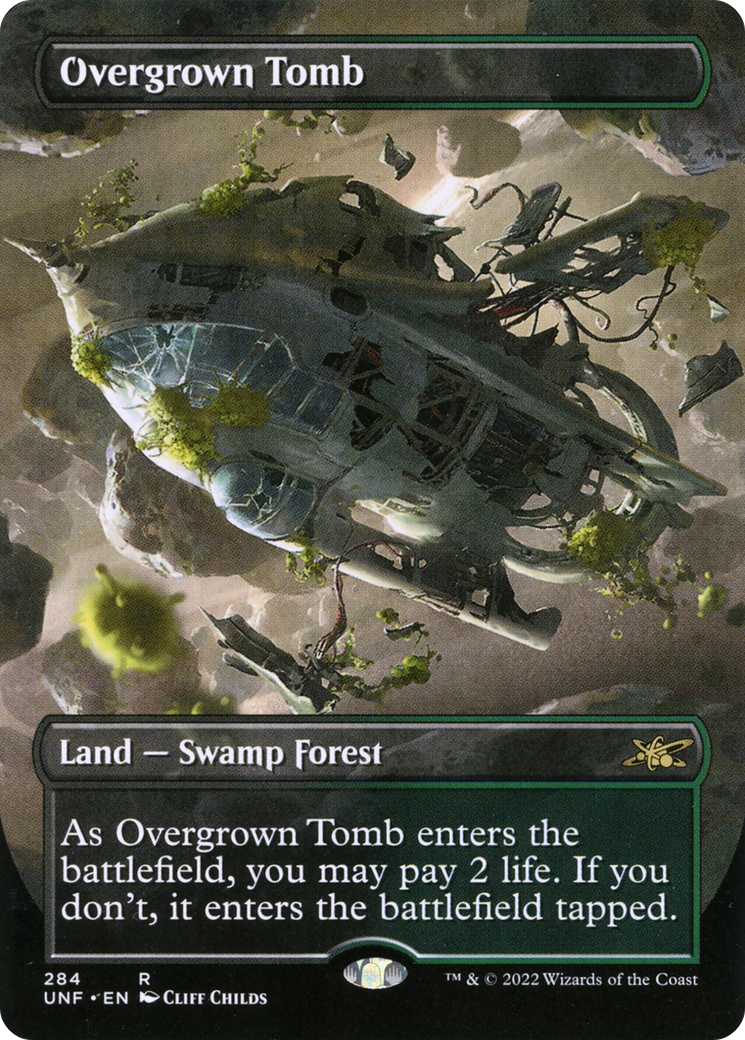 Overgrown Tomb (Borderless) - Unfinity (UNF)