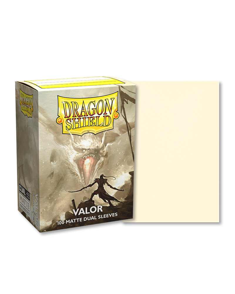 Dragon Shield Sleeves: Valor Standard Dual Matte (Box Of 100)