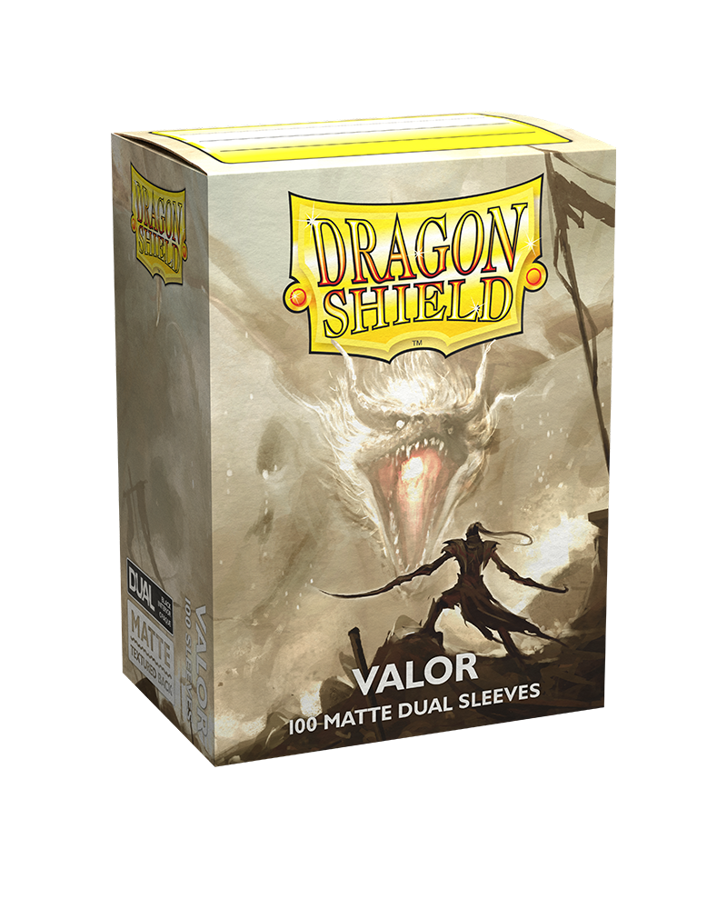 Dragon Shield Sleeves: Valor Standard Dual Matte (Box Of 100)