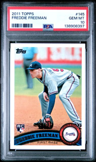 2011 Topps - Freddie Freeman 145 - Base - PSA 10