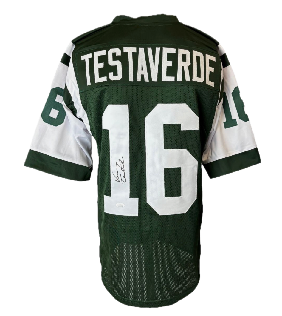 Vinnie Testaverde Autographed Signed Custom Jersey - JSA COA