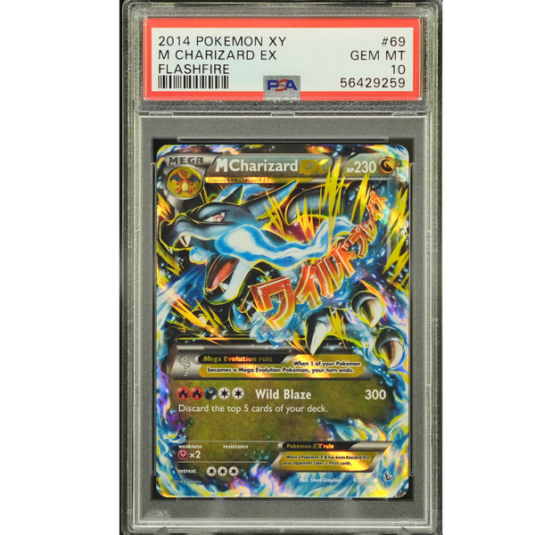 M Charizard EX 69/106 Flashfire XY - 2014 Pokemon - PSA 10 – Cash M Charizard EX 69/106 Flashfire XY - 2014 Pokemon - PSA 10 – Cash
