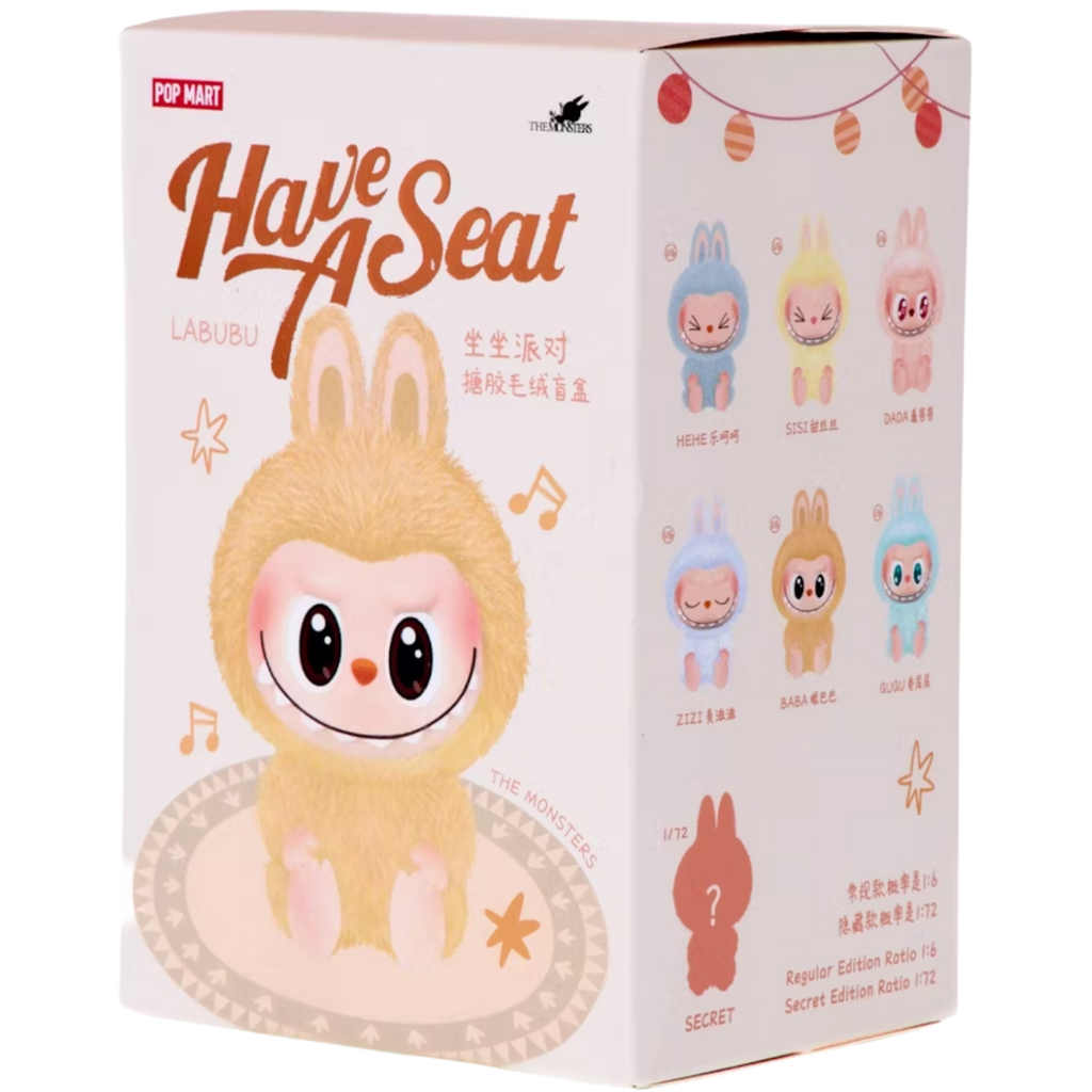 Pop Mart Labubu - THE MONSTERS Have A Seat - Vinyl Plush Pendant
