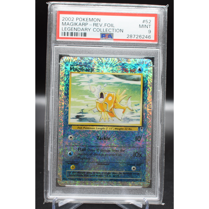 Magikarp 52/110 Legendary Collection Reverse - 2002 Pokemon - PSA 9