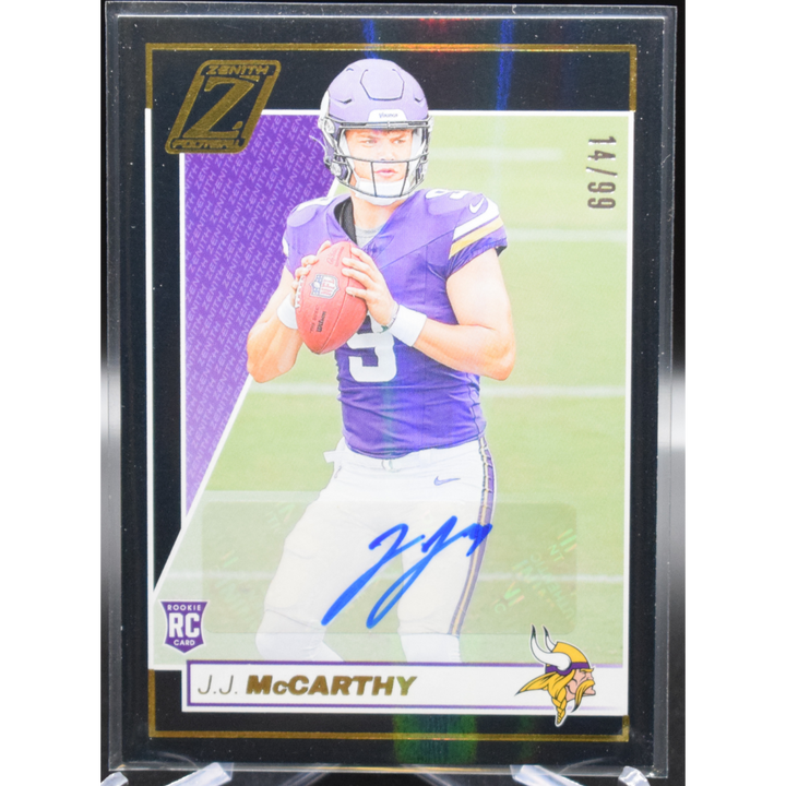 2024 Panini Zenith Football - JJ Mccarthy 135 - Auto /99