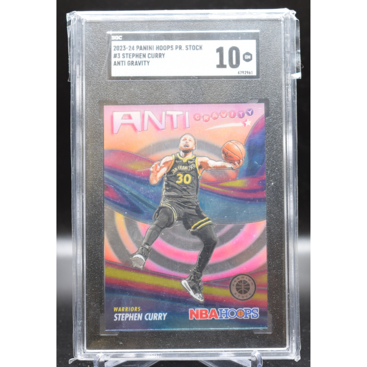 2023-24 Panini Hoops Premium Stock - Stephen Curry #3 - Anti Gravity - SGC 10