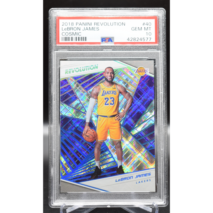 2018 Panini Revolution - Lebron James 40 - Cosmic /100 - PSA 10