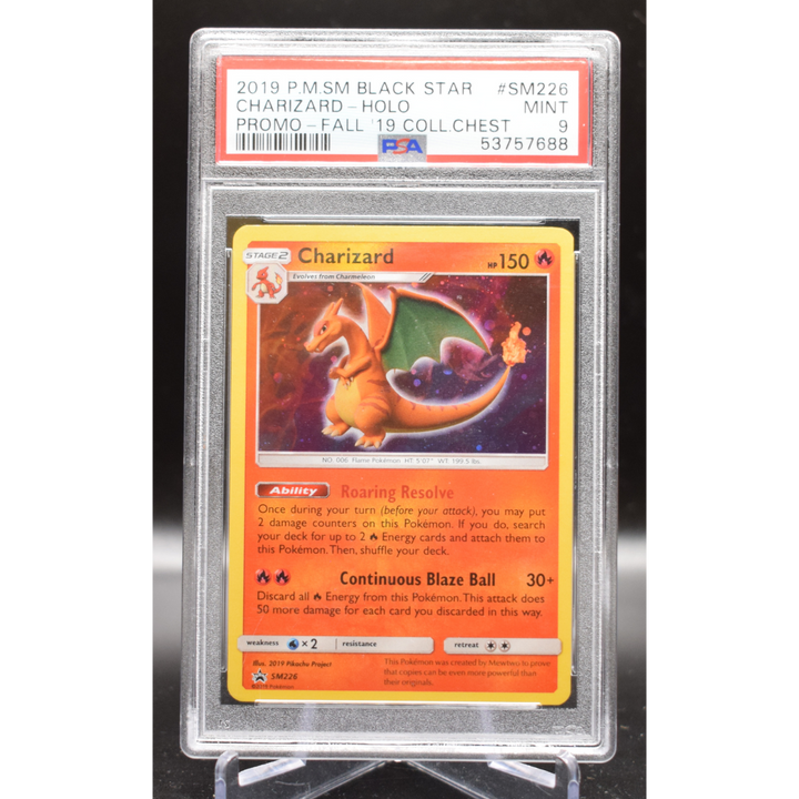 Charizard Fall Collection Chest Promo - 2019 Pokemon - PSA 9