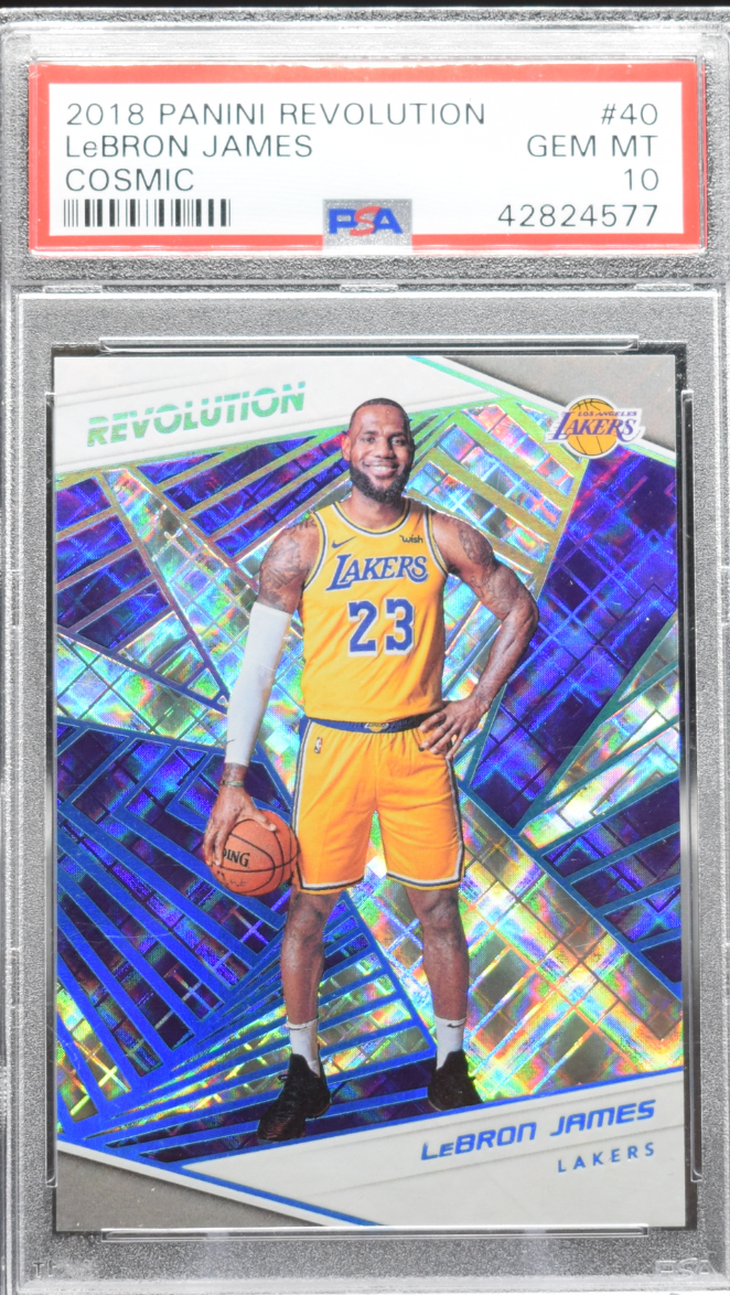 2018 Panini Revolution - Lebron James 40 - Cosmic /100 - PSA 10